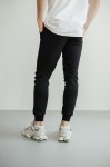 Штани спортивні GARAGE basic jogger Winter з начосом Чорний