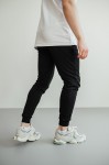Штани спортивні GARAGE basic jogger Winter з начосом Чорний