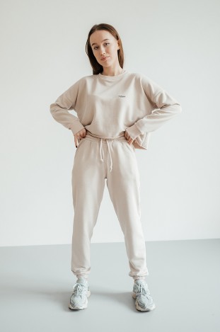 Костюм GARAGE Basic Luxery print Since 2k14 Пудровий
