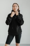Худі GARAGE Basic OVERSIZE з начісом Чорний
