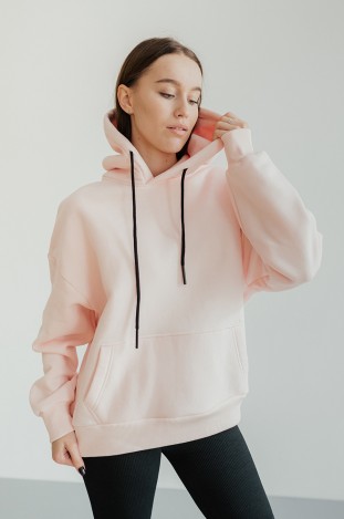 Худі GARAGE Basic OVERSIZE з начісом Рожевий