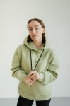 Худі GARAGE Basic OVERSIZE з начісом Фісташковий
