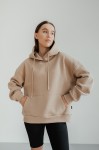 Худі GARAGE Basic OVERSIZE з начісом Бежевий