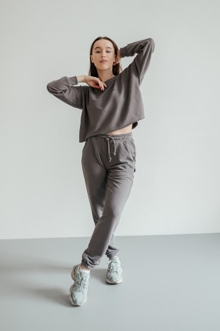 Костюм GARAGE Basic Luxery print Since 2k14 Т.Сірий