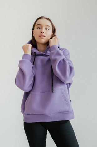 Худі GARAGE Basic OVERSIZE з начісом Фіолетовий