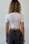 Топ GARAGE Basic короткій рукав Білий