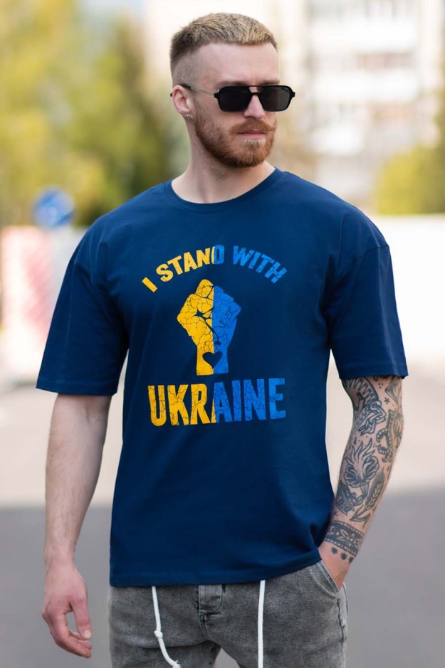 Футболка BEZET OverSize bezet Stend Синій