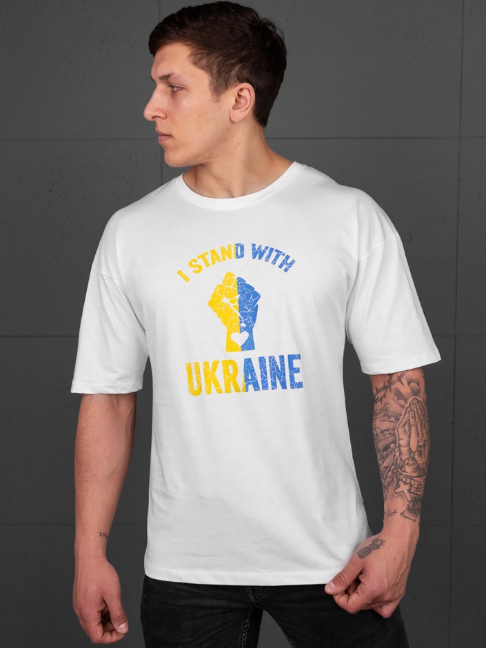 Футболка BEZET OverSize bezet Stend Білий