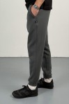Штани спортивні GARAGE Oversize Essentials Style Basic з начосом Т.Сірий