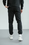 Штани спортивні GARAGE Oversize Essentials Style Basic з начосом Чорний
