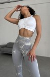 Легінси fitness GARAGE HX Push UP тай дай Св.Сірий