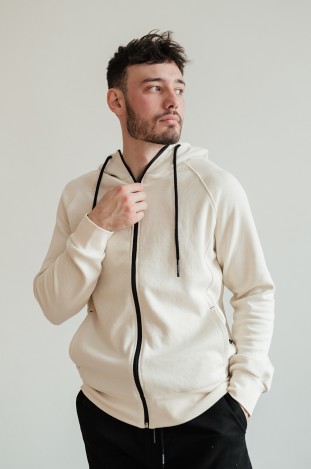 Кофта GARAGE Zipp BNM Молочний