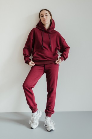Худі GARAGE Basic OVERSIZE літо Вишня