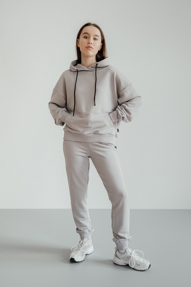 Худі GARAGE Basic OVERSIZE літо Св.Сірий