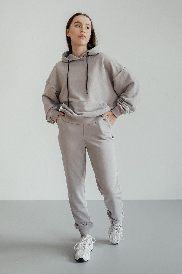 Худі GARAGE Basic OVERSIZE літо Св.Сірий