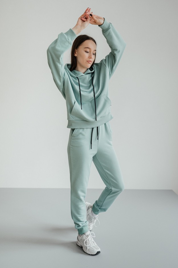 Худі GARAGE Basic OVERSIZE літо Світлий смарагд