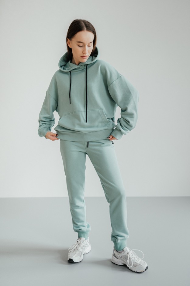 Худі GARAGE Basic OVERSIZE літо Світлий смарагд