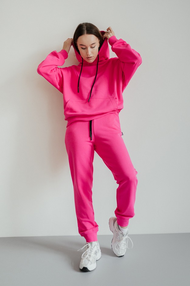 Худі GARAGE Basic OVERSIZE літо Малиновий