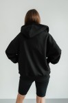 Худі на блискавці GARAGE Basic OVERSIZE замок літо Чорний