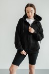 Худі на блискавці GARAGE Basic OVERSIZE замок літо Чорний