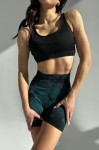 Шорти fitness GARAGE LR Push UP паутинка Зелений