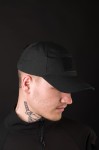 Бейсболка BEZET Тактична Military Чорний