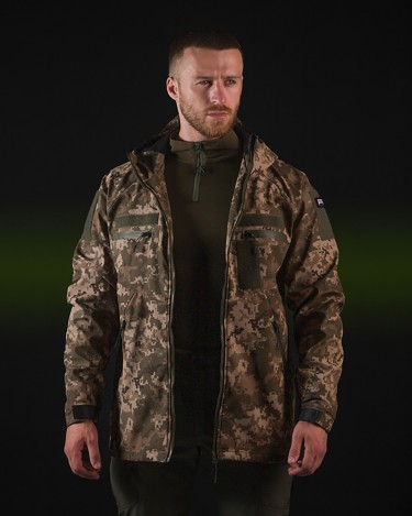 Куртка BEZET Softshell BEZET Omega піксель Камо