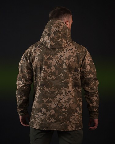 Куртка BEZET Softshell BEZET Omega піксель Камо