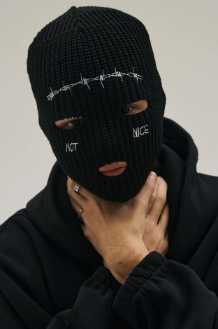 Баф Flex Балаклава Дріт Чорний