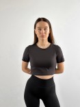 Топ GARAGE Basic короткій рукав Сірий Грі