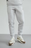 Штани спортивні GARAGE Oversize Essentials Style Basic з начосом Сірий меланж