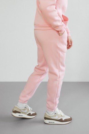 Штани спортивні GARAGE Oversize Essentials Style Basic з начосом Св.Рожевий