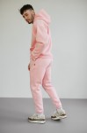 Штани спортивні GARAGE Oversize Essentials Style Basic з начосом Св.Рожевий