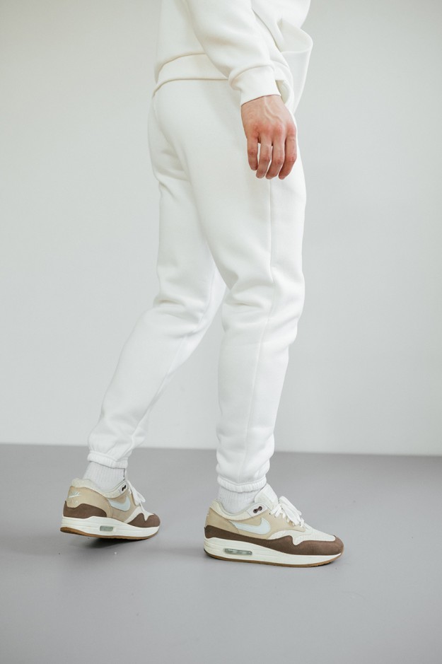 Штани спортивні GARAGE Oversize Essentials Style Basic з начосом Шампань