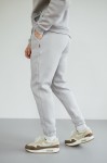 Штани спортивні GARAGE Oversize Essentials Style Basic з начосом Св.Сірий