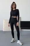 Костюм fitness GARAGE Костюм з рашгардом Чорний