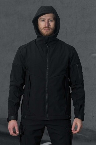 Куртка BEZET Softshell Робокоп 2.0 Чорний