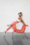 Легінси fitness GARAGE HX Push UP тай дай Оранжевий