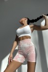 Шорти fitness GARAGE LR Push UP паутинка Рожевий