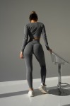 Костюм fitness GARAGE Костюм рубчик з рашгардом Сіро-блакитний