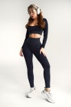 Костюм fitness GARAGE Костюм рубчик з рашгардом Чорний