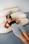 Шорти fitness GARAGE Push UP велосипедки Св.Сірий