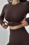 Костюм fitness GARAGE Костюм з рашгардом Кавовий