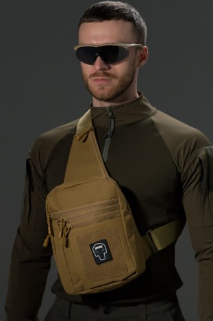 Мессенджер BEZET BEZET Holster Пісочний