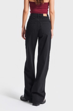 Джинси IT'S BASIC 2478-1w4 1 pantolon straight fit Чорний