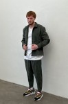 Сорочка GARAGE вельветова на замку Зелений
