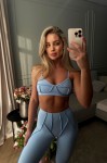 Костюм fitness GARAGE Блакитний