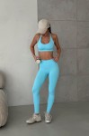 Топ fitness GARAGE відкрита спинка Бірюзовий