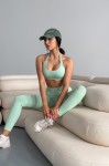 Топ fitness GARAGE відкрита спинка Св.Зелений