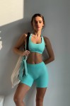 Топ fitness GARAGE відкрита спинка Мятний
